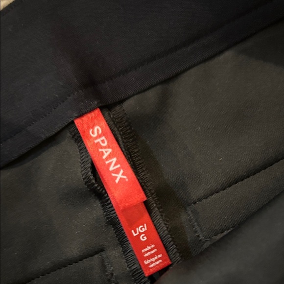 Spanx Flare Leather Leggings - Picture 2 of 10